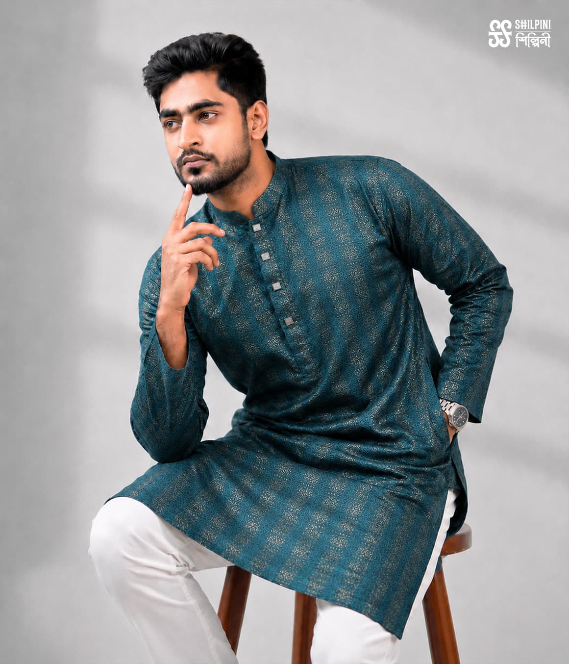Shilpini Textured Panjabi